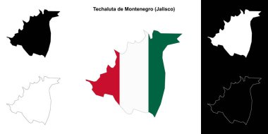 Techaluta de Montenegro belediyesi (Jalisco) ana hat haritası belirlendi