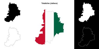 Totatiche belediyesi (Jalisco) ana hat haritası ayarlandı