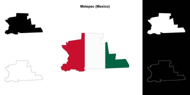 Metepec Belediyesi (Meksika) ana hat haritası seti