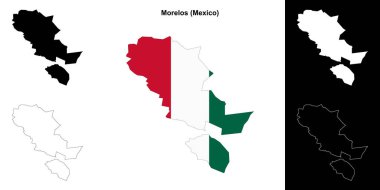 Morelos belediyesi (Meksika) ana hat haritası seti