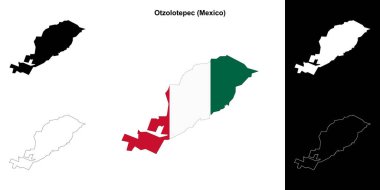 Otzolotepec belediyesi (Meksika) ana hat haritası seti
