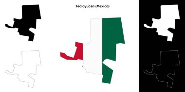Teoloyucan belediyesi (Meksika) ana hat haritası seti