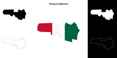 Tezoyuca belediyesi (Meksika) ana hat haritası seti