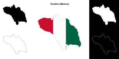 Tonatico Belediyesi (Meksika) ana hat haritası belirlendi