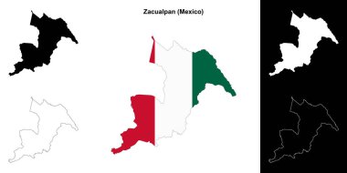 Zacualpan Belediyesi (Meksika) ana hat haritası belirlendi