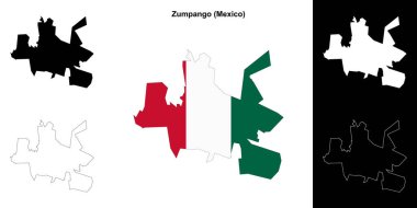 Zumpango belediyesi (Meksika) ana hat haritası seti