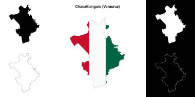 Chacaltianguis belediyesi (Veracruz) ana hat haritası seti