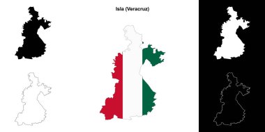 Ada belediyesi (Veracruz) ana hat haritası seti