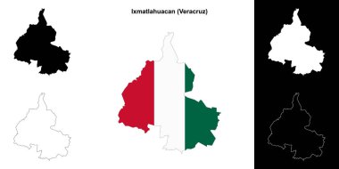 Ixmatlahuacan belediyesi (Veracruz) ana hat haritası seti