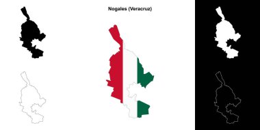 Nogales belediyesi (Veracruz) ana hat haritası seti