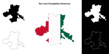 San Juan Evangelista Belediyesi (Veracruz) ana hat haritası seti