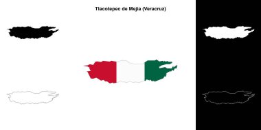 Tlacotepec de Mejia belediyesi (Veracruz) ana hat haritası seti