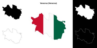 Veracruz belediyesi (Veracruz) ana hat haritası seti