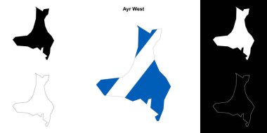 Ayr West boş çizgi haritası seti