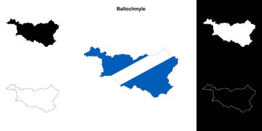 Ballochmyle boş ana hat haritası seti