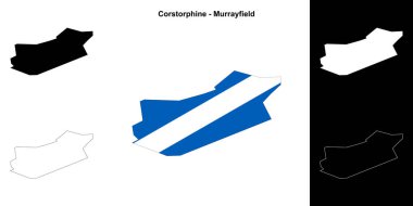 Corstorphine - Murrayfield boş ana hat haritası seti