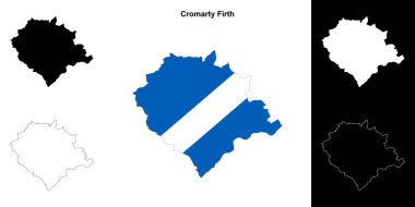 Cromarty Firth boş ana hat haritası ayarlandı