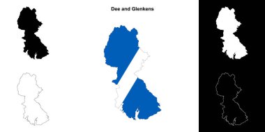 Dee ve Glenkens boş harita seti