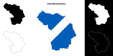 Doğu Berwickshire boş ana hat haritası seti