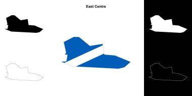 Doğu Merkez boş dış hat haritası seti