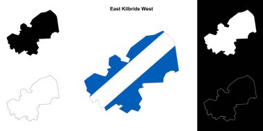Doğu Kilbride boş ana hat haritası seti