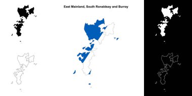 Doğu Anakara, Güney Ronaldsay ve Burray boş ana hat haritası ayarlandı