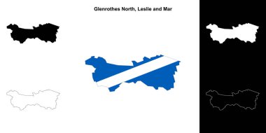 Glenrothes North, Leslie ve Mar boş ana hat haritası seti
