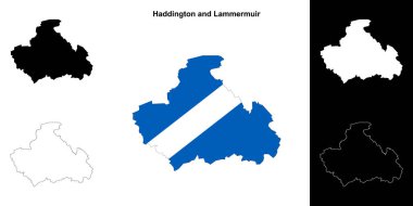 Haddington ve Lammermuir boş ana hat haritası ayarlandı