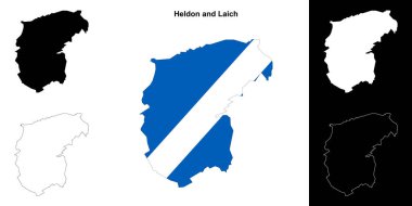 Heldon ve Laich boş ana hat haritası seti