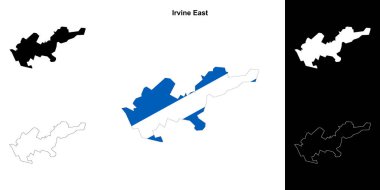 Irvine Doğu boş ana hat haritası ayarlandı