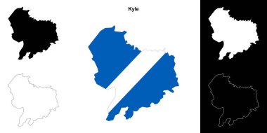 Kyle boş çizgi haritası seti