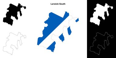 Lerwick Güney boş ana hat haritası ayarlandı