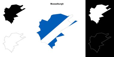 Musselburgh boş dış hat haritası seti