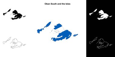 Oban South ve Adaların ana hatları boş.