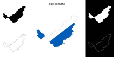 Sgire ve Rubha boş ana hat haritası seti