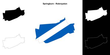 Springburn - Robroyston boş ana hat haritası seti