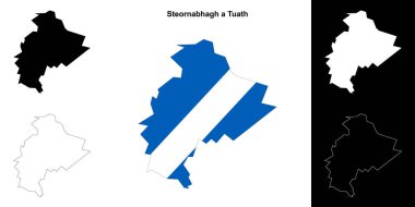 Steornabhagh boş bir tuath ana hat haritası seti