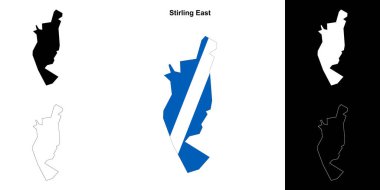 Stirling East boş ana hat haritası seti