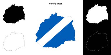 Stirling West boş ana hat haritası seti