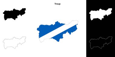 Boş dış hat haritası seti