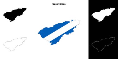 Üst Braes boş ana hat haritası seti