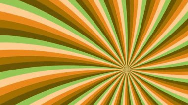 Psikedelik geometrik dönen yıldız patlaması arkaplanı - çevrilebilir animasyon