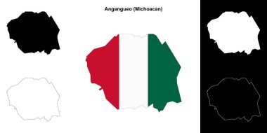 Angangueo belediyesi (Michoacan) ana hat haritası belirlendi