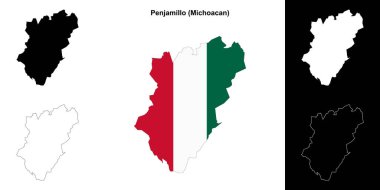 Penjamillo belediyesi (Michoacan) ana hat haritası ayarlandı