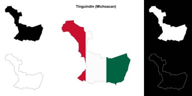 Tinguindin belediyesi (Michoacan) ana hat haritası ayarlandı