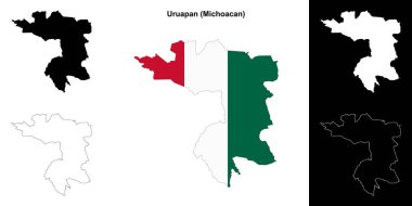 Uruapan belediyesi (Michoacan) ana hat haritası ayarlandı