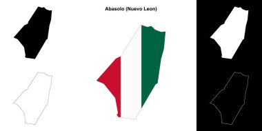Abasolo belediyesi (Nuevo Leon) ana hat haritası seti