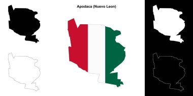 Apodaca belediyesi (Nuevo Leon) ana hat haritası belirlendi