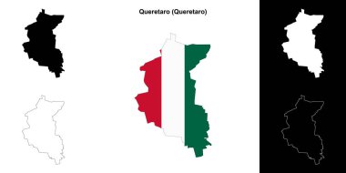 Queretaro belediyesi (Queretaro) ana hat haritası seti