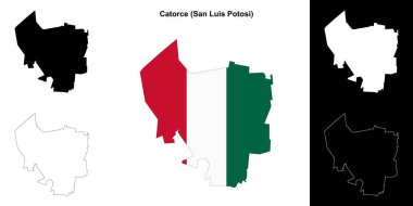 Catorce Belediyesi (San Luis Potosi) ana hat haritası belirlendi